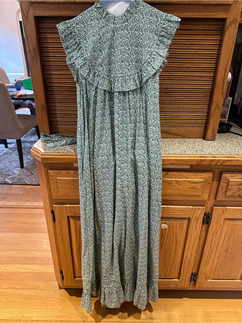 Christy Dawn Sea Green Maxi Dress
